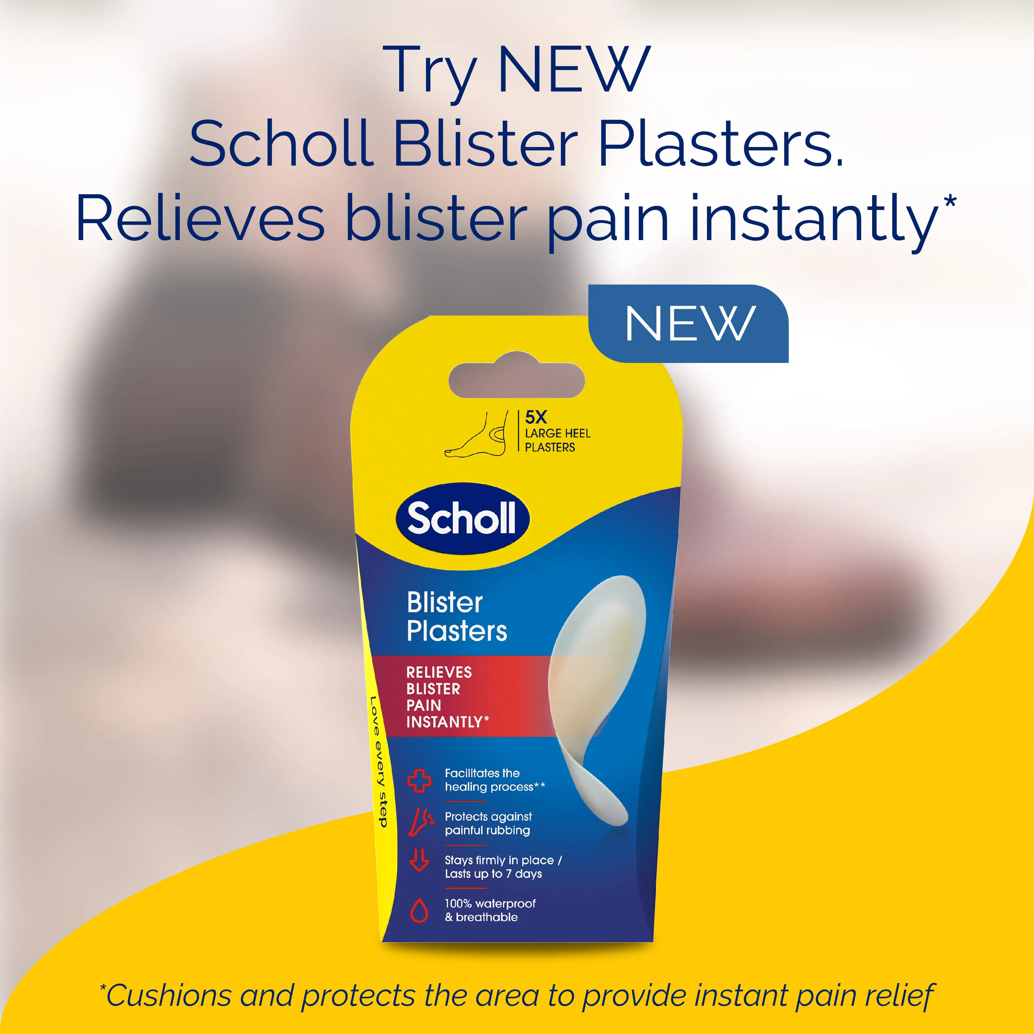 2-Pack Large Blister Plasters Pack of 5