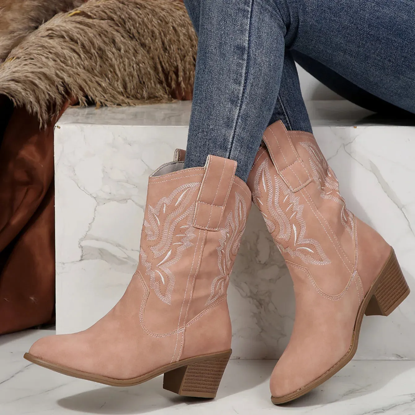 Almie - Heeled Cowboy Boots