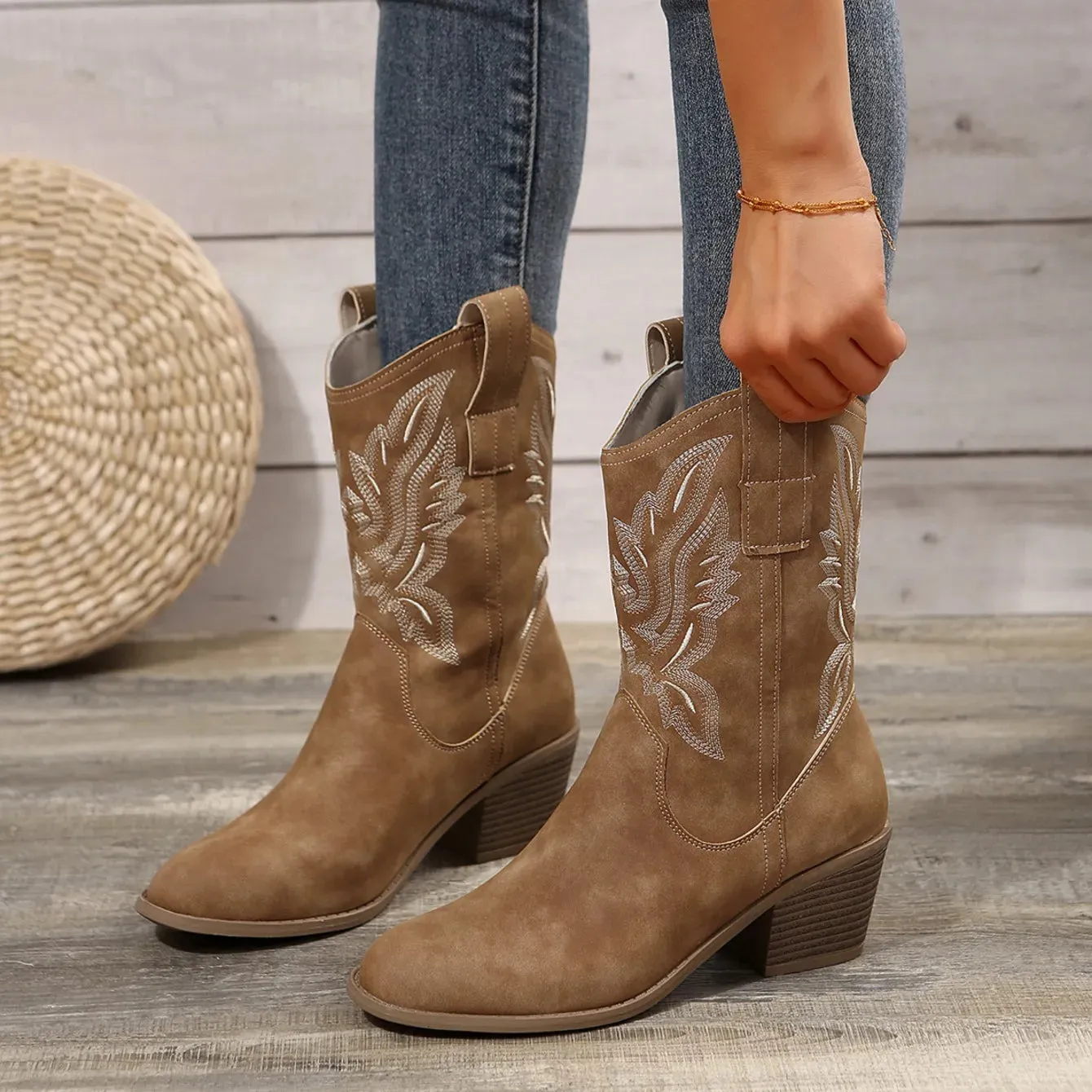 Almie - Heeled Cowboy Boots