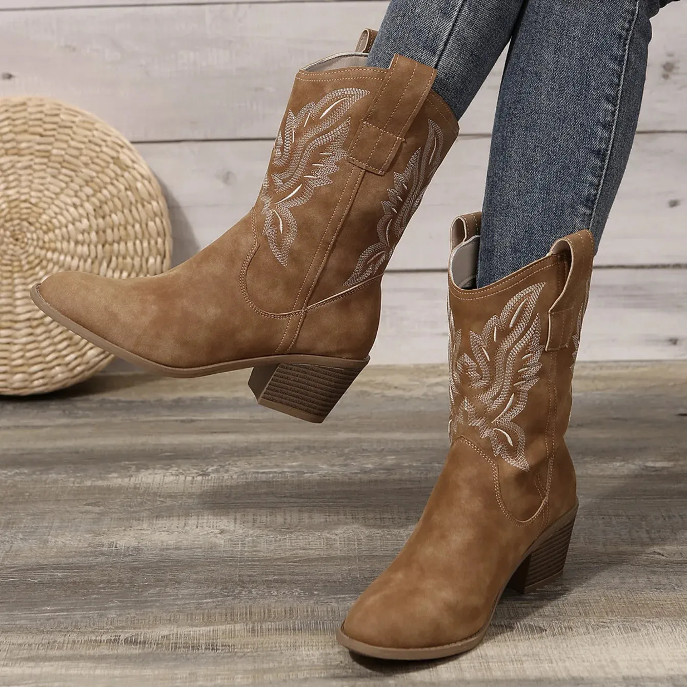 Almie - Heeled Cowboy Boots
