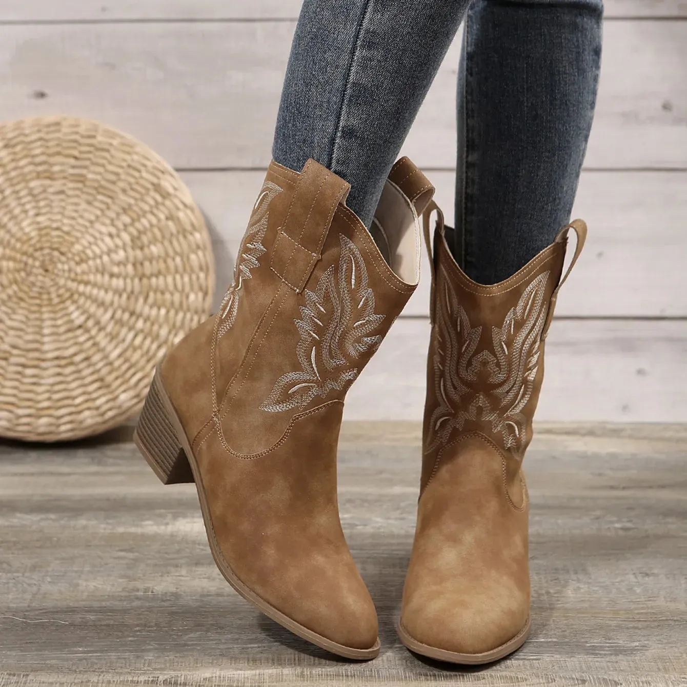 Almie - Heeled Cowboy Boots