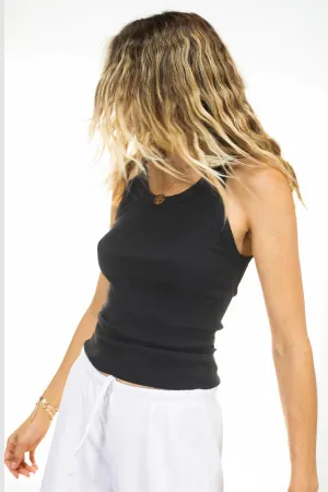 Annie Recycled Tank Vintage Black