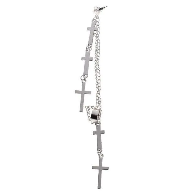 Boho Bohemian Cross Earrings