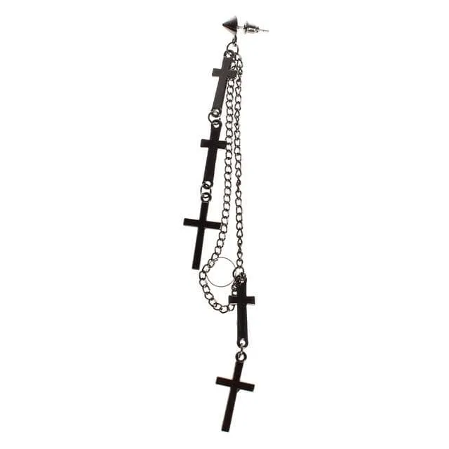 Boho Bohemian Cross Earrings