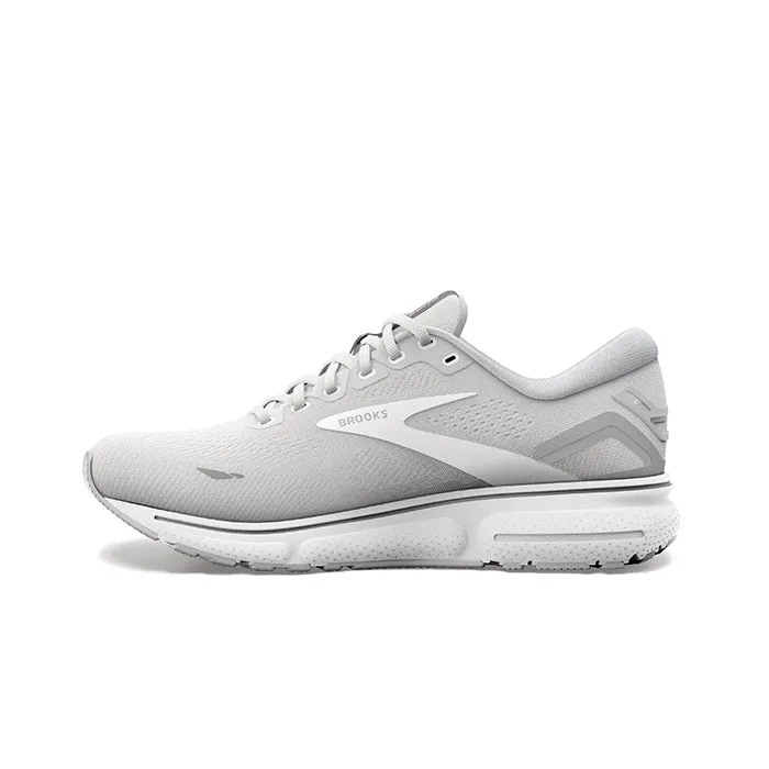 Brooks Womens Ghost 15 Wide Running Shoes - Grey Color