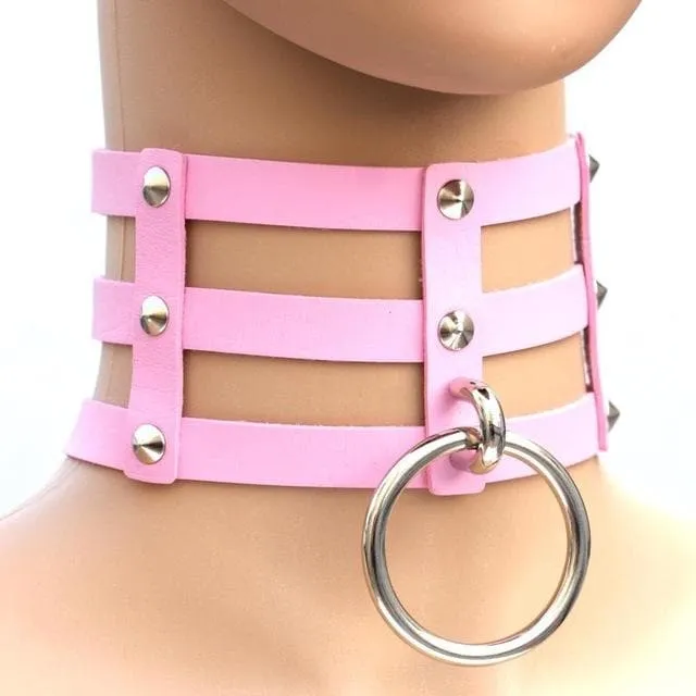 Caged Ring Choker