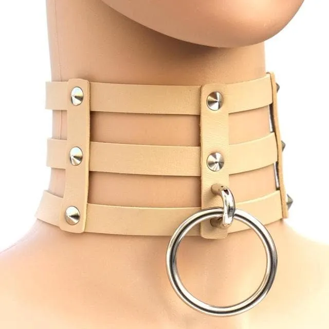 Caged Ring Choker