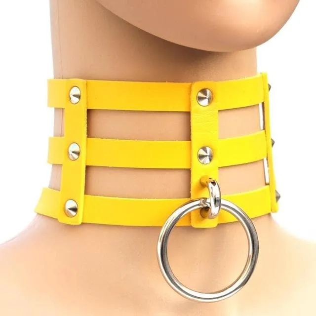 Caged Ring Choker