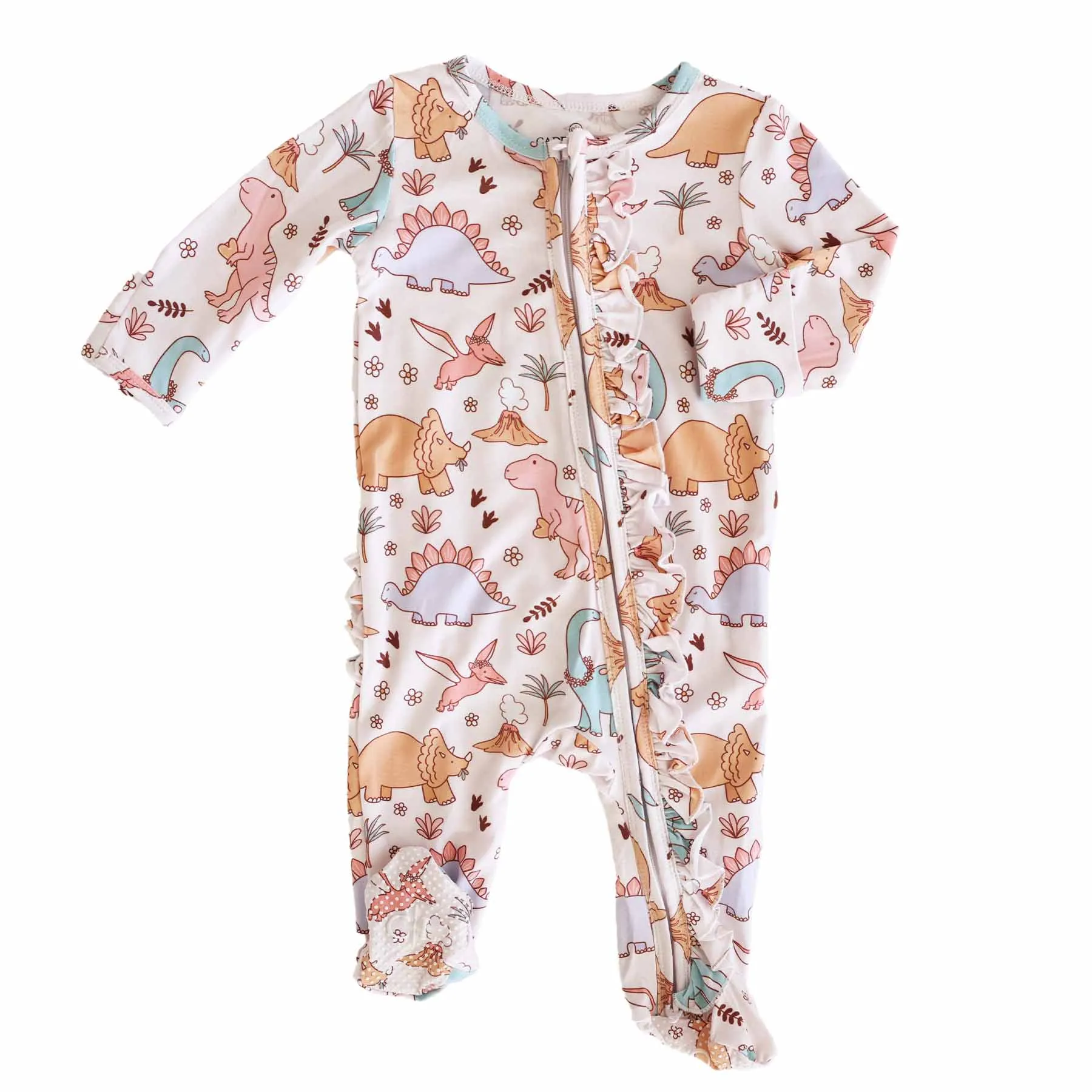 Girl Ruffle Zipper Footies | Best Sellers