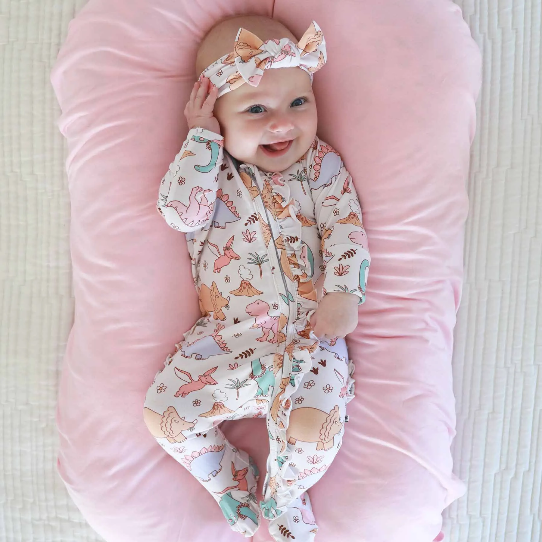 Girl Ruffle Zipper Footies | Best Sellers