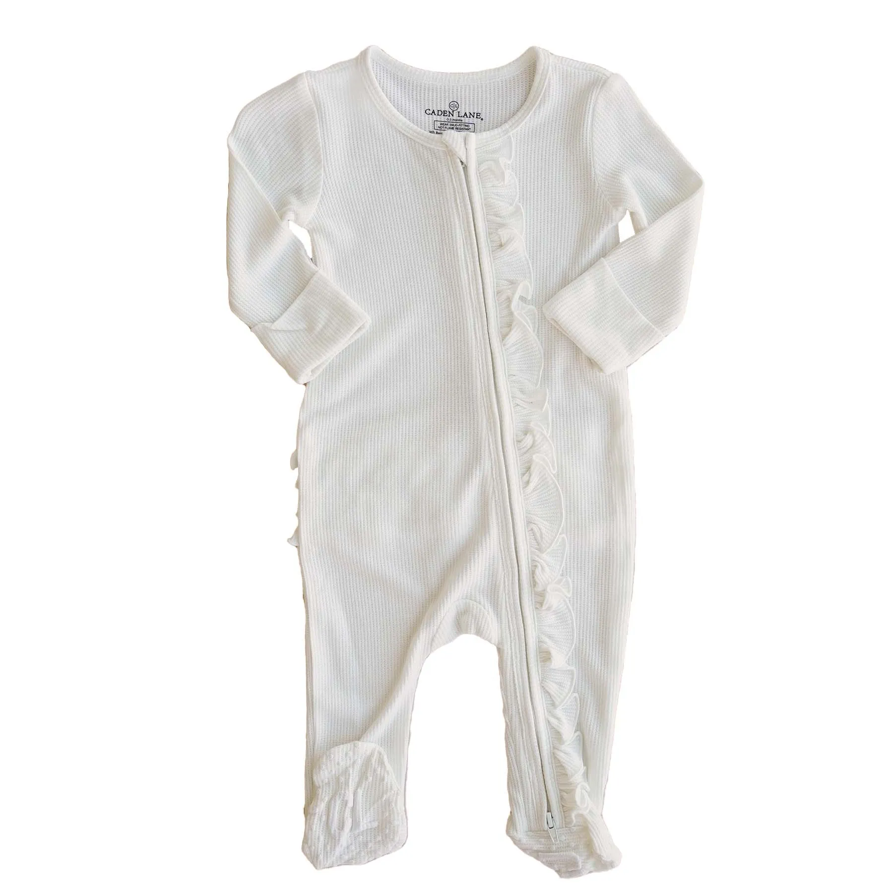 Girl Ruffle Zipper Footies | Best Sellers