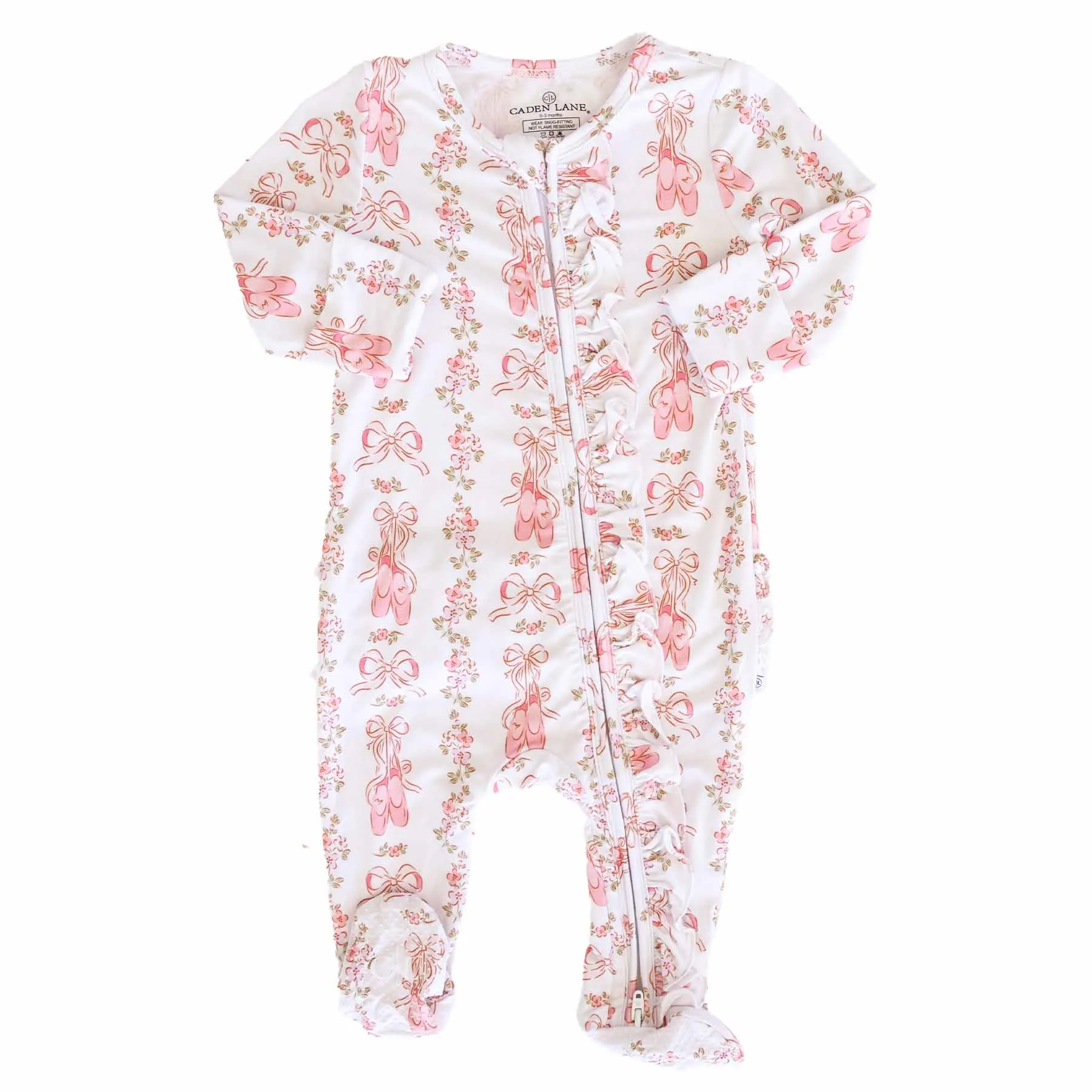 Girl Ruffle Zipper Footies | Best Sellers