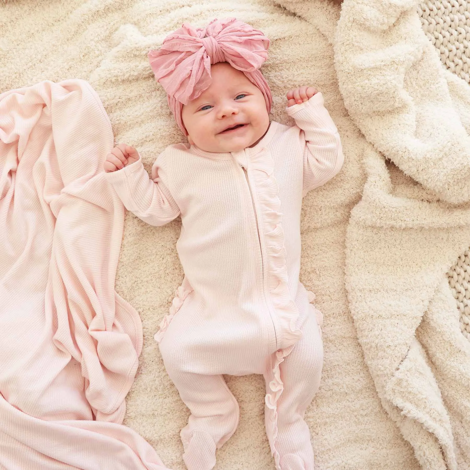 Girl Ruffle Zipper Footies | Best Sellers