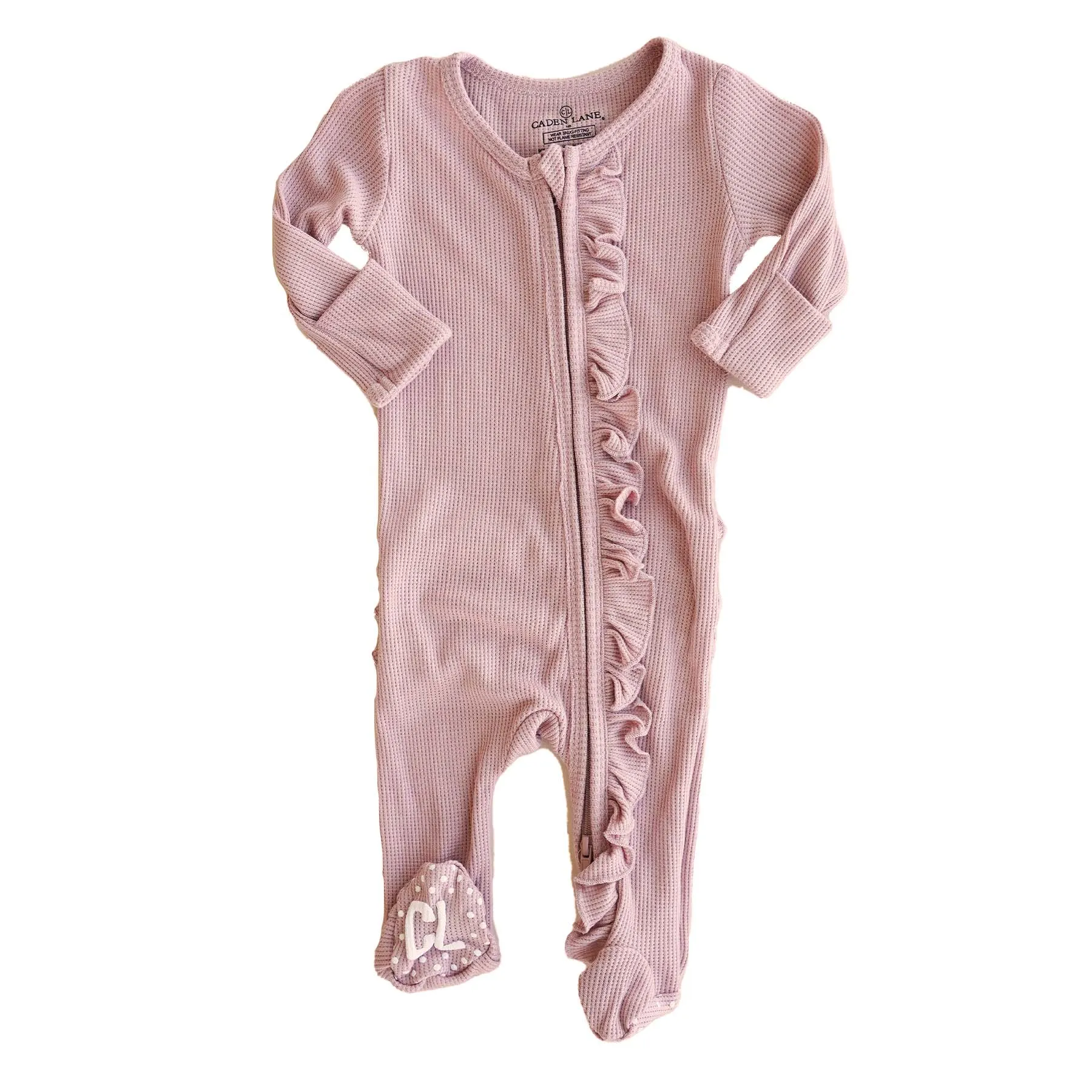 Girl Ruffle Zipper Footies | Best Sellers