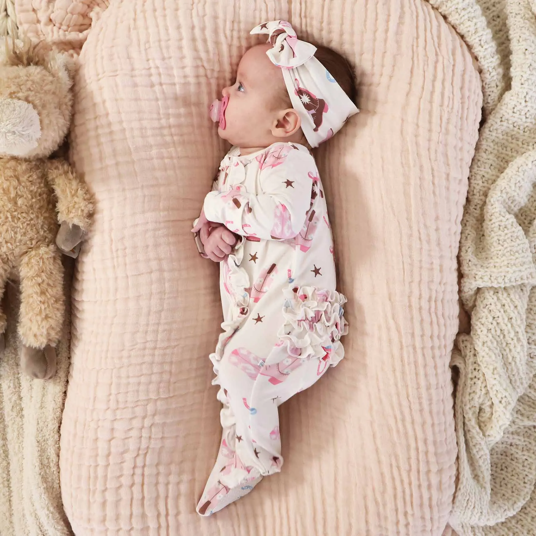 Girl Ruffle Zipper Footies | Best Sellers