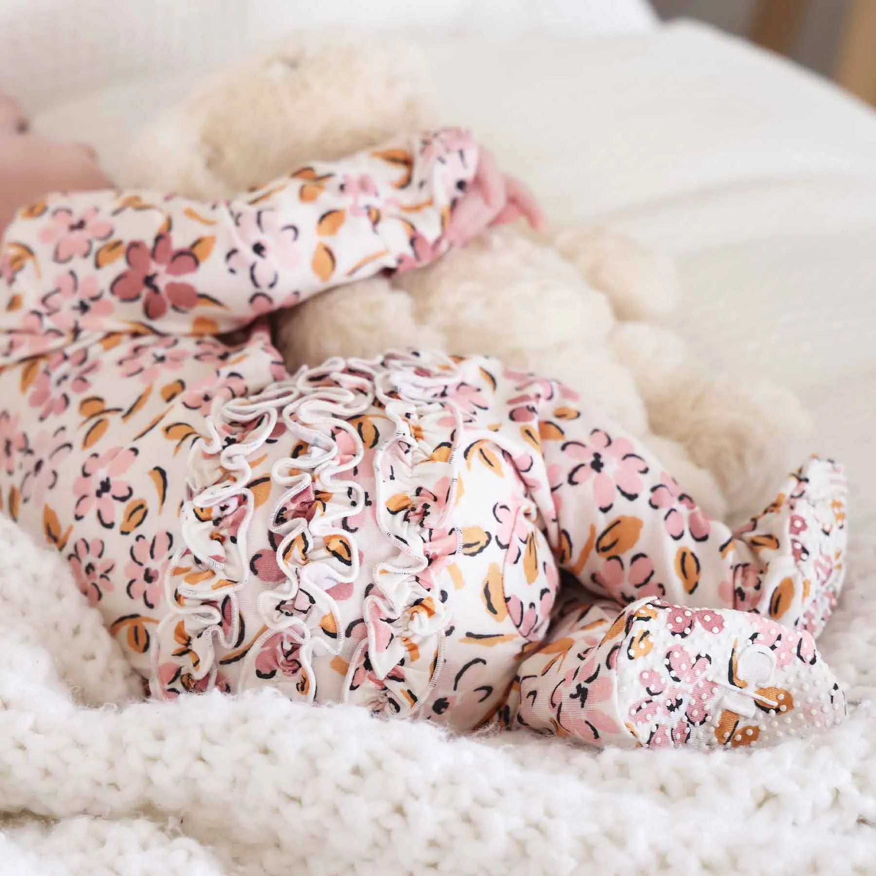 Girl Ruffle Zipper Footies | Best Sellers