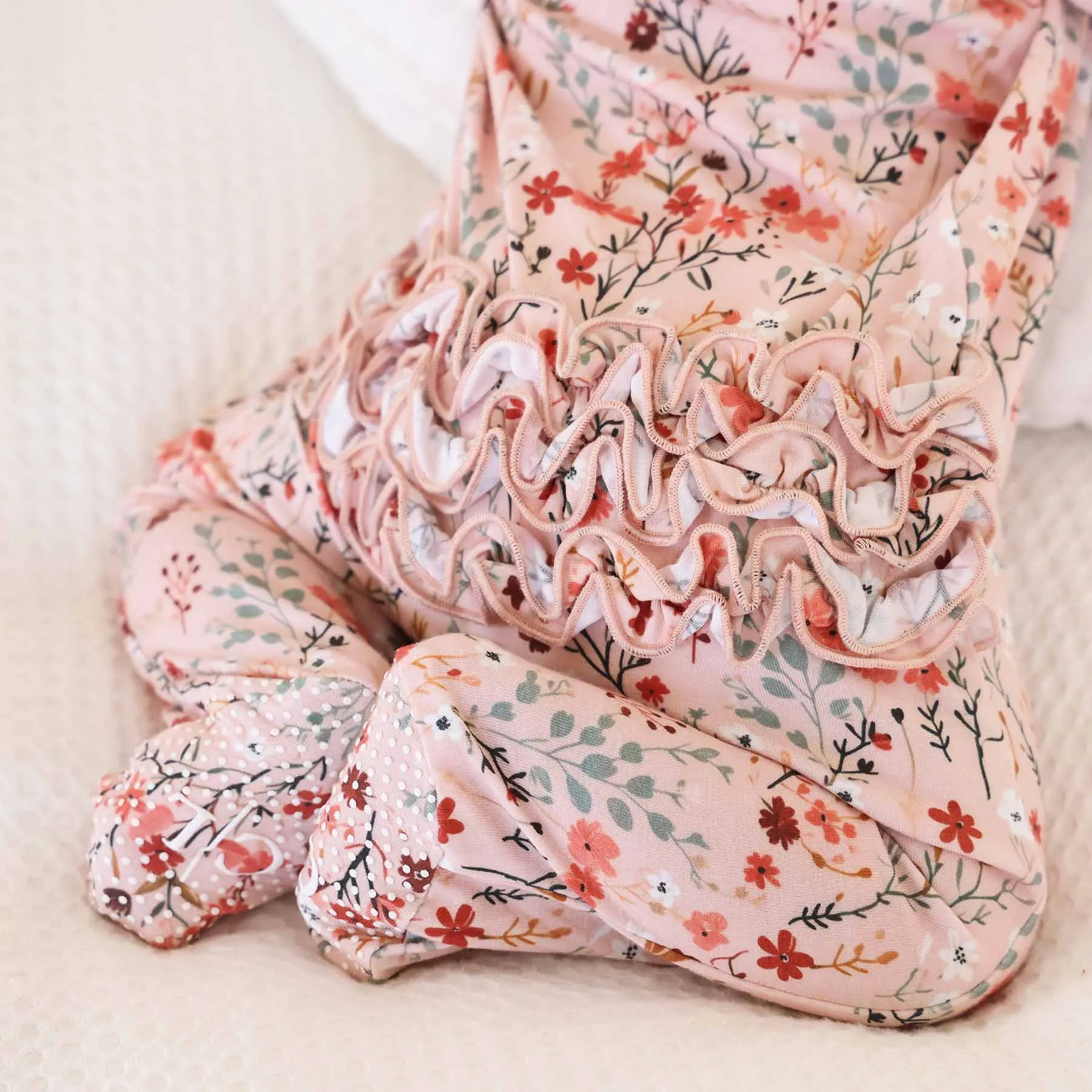 Girl Ruffle Zipper Footies | Best Sellers
