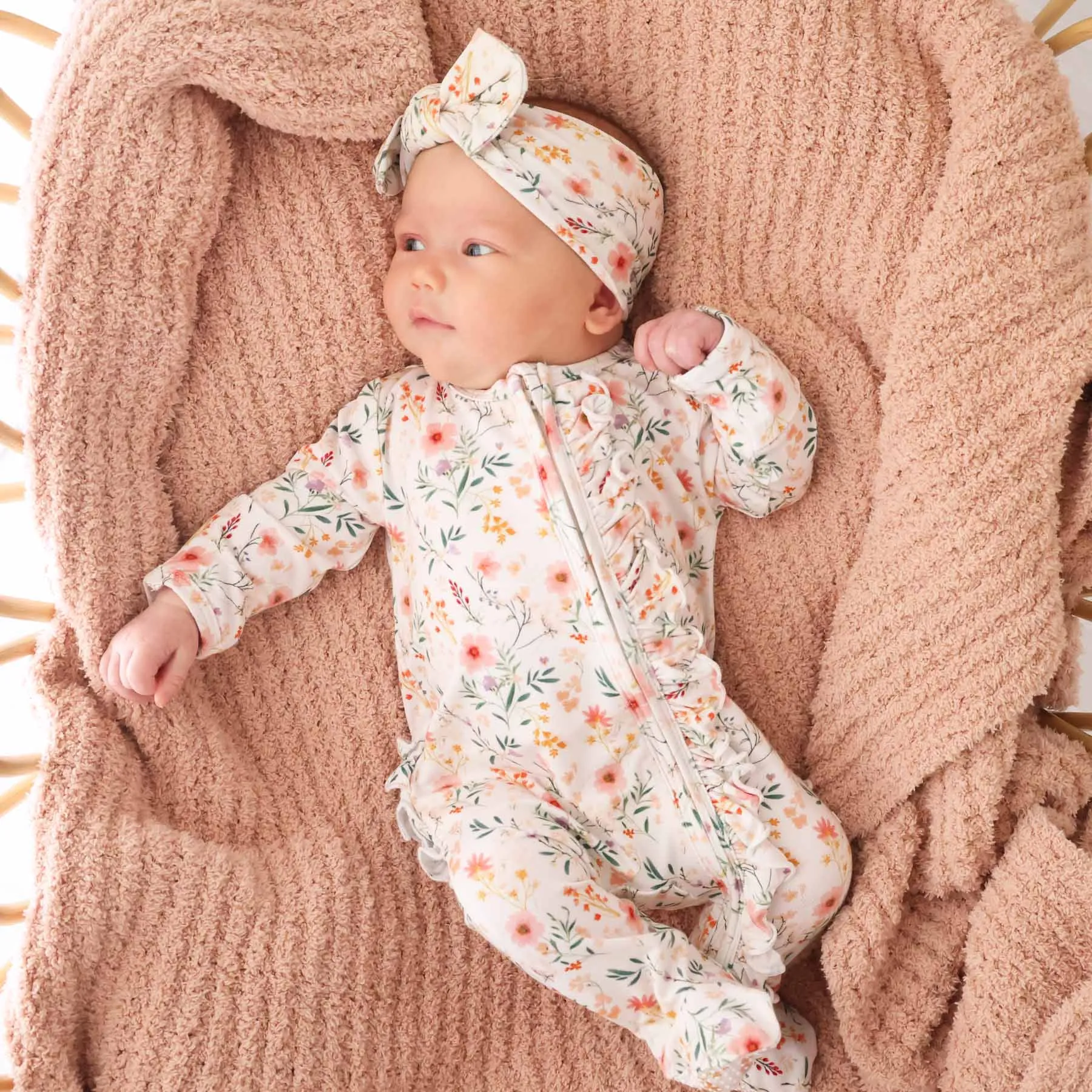 Girl Ruffle Zipper Footies | Best Sellers