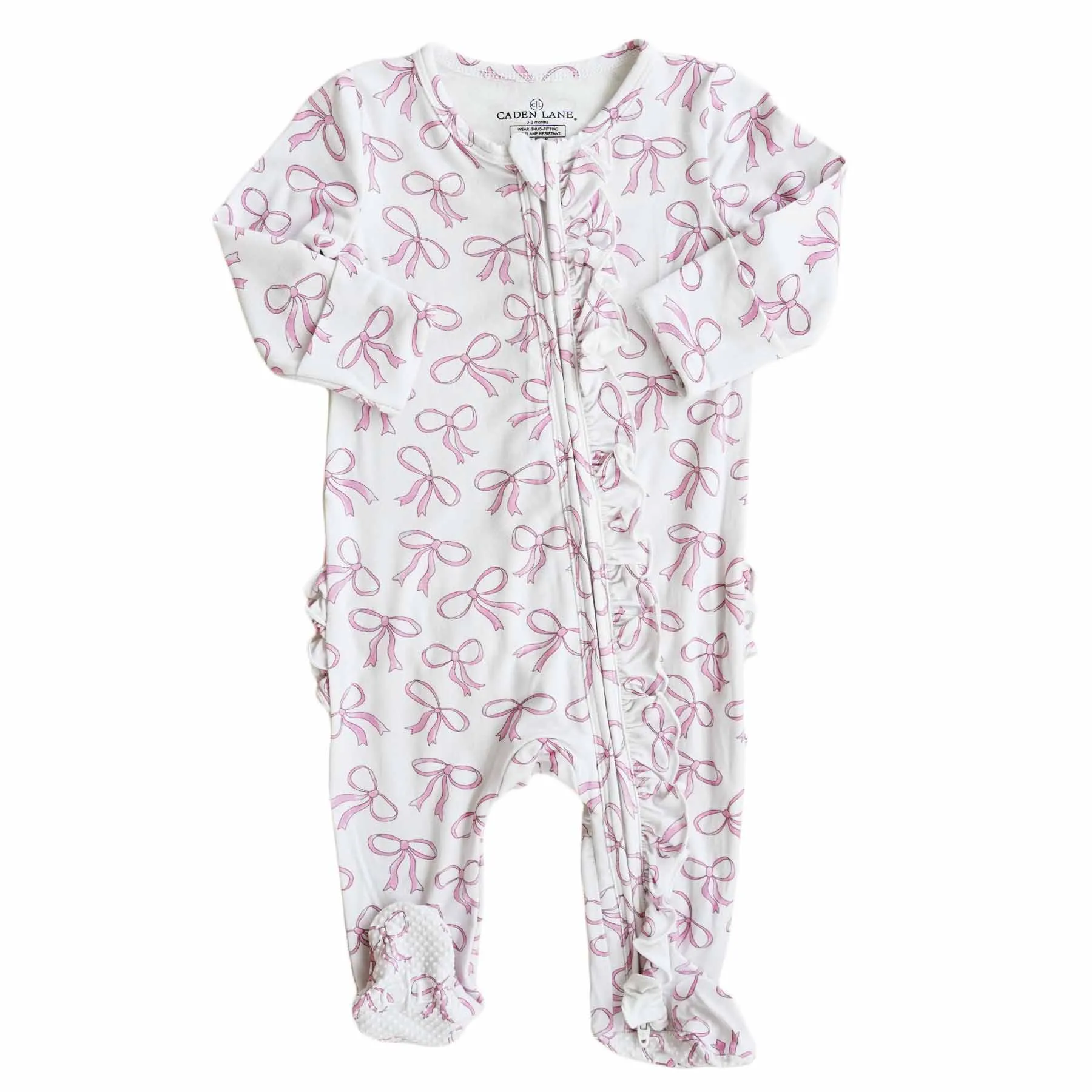 Girl Ruffle Zipper Footies | Best Sellers