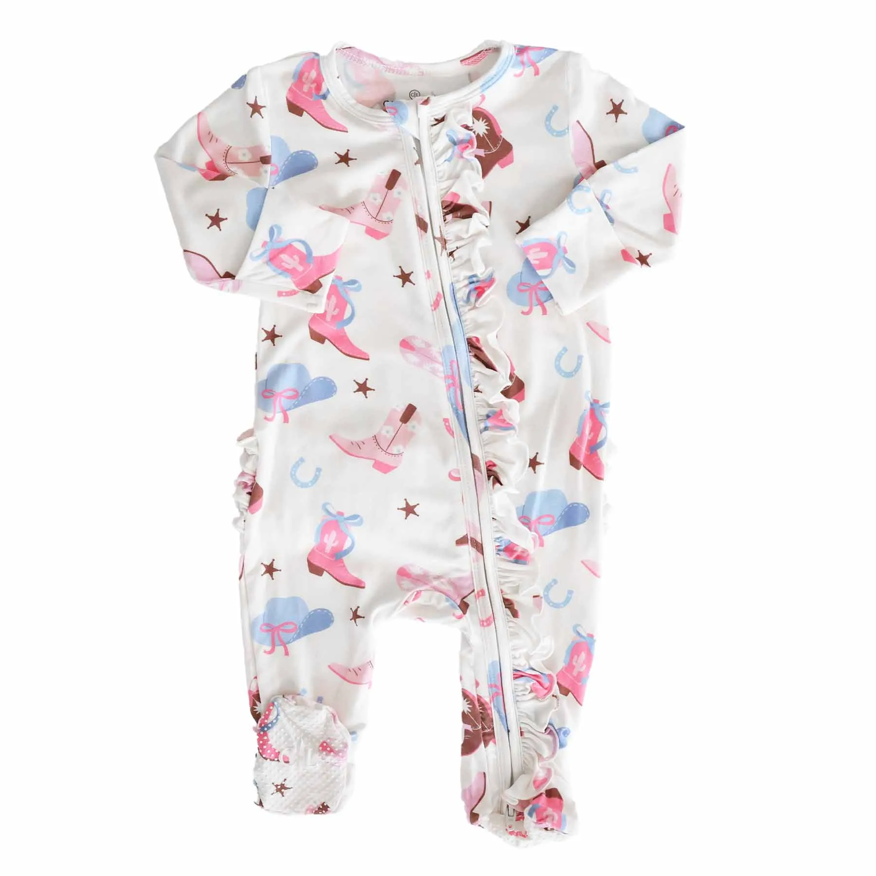 Girl Ruffle Zipper Footies | Best Sellers