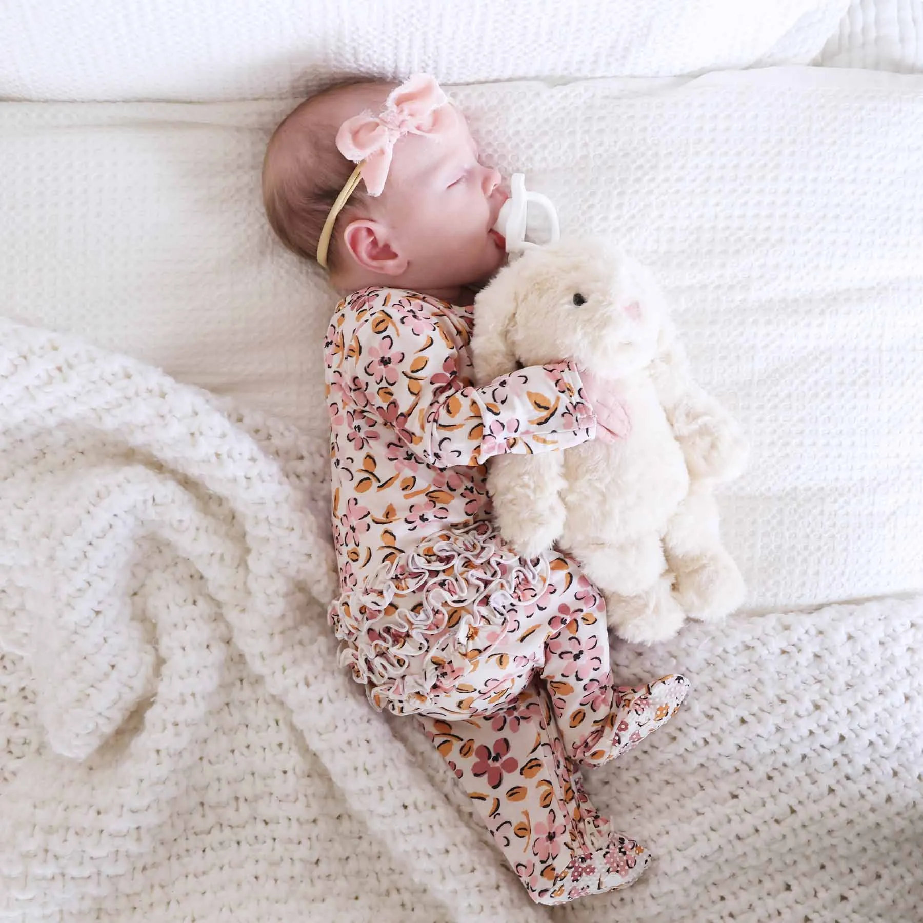 Girl Ruffle Zipper Footies | Best Sellers