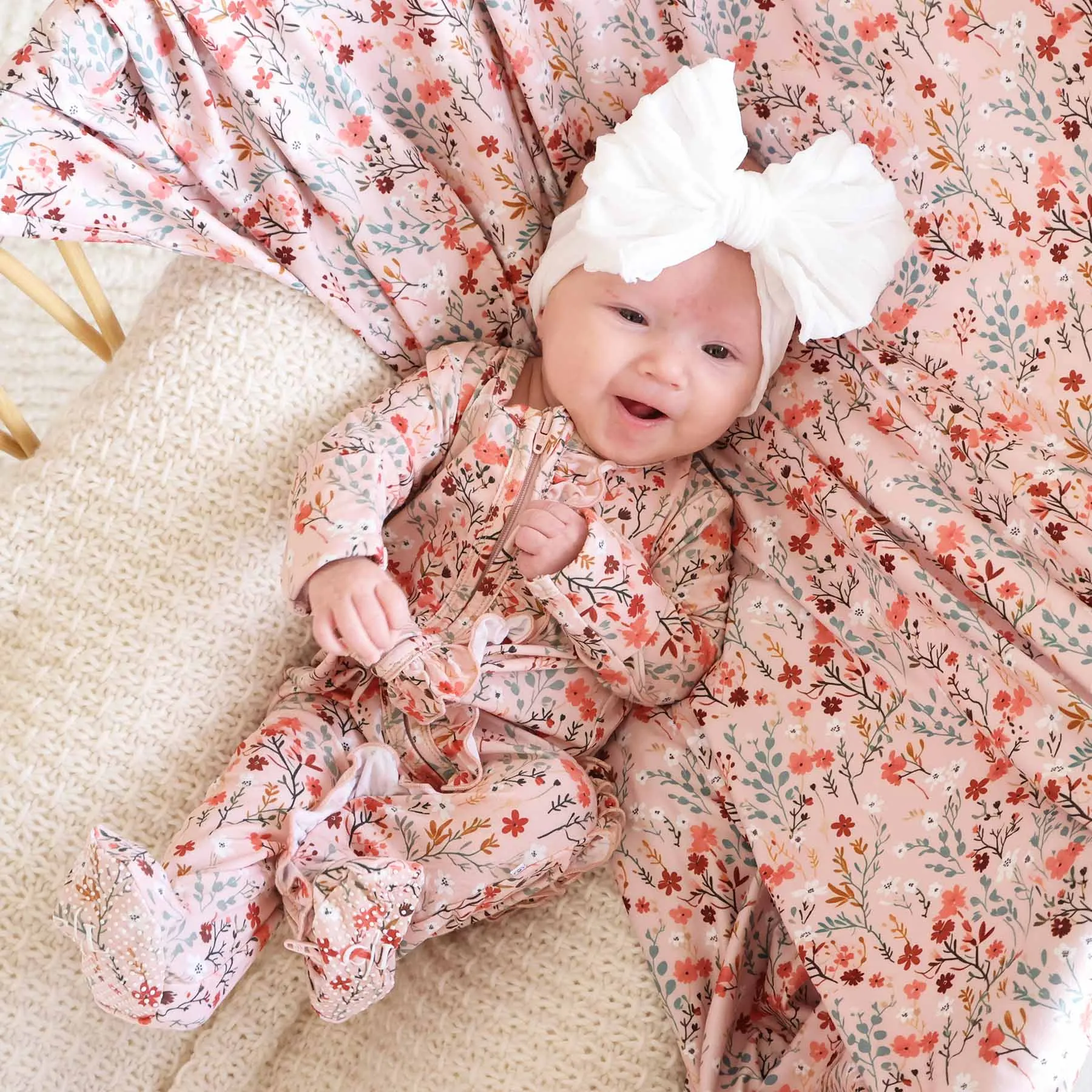 Girl Ruffle Zipper Footies | Best Sellers