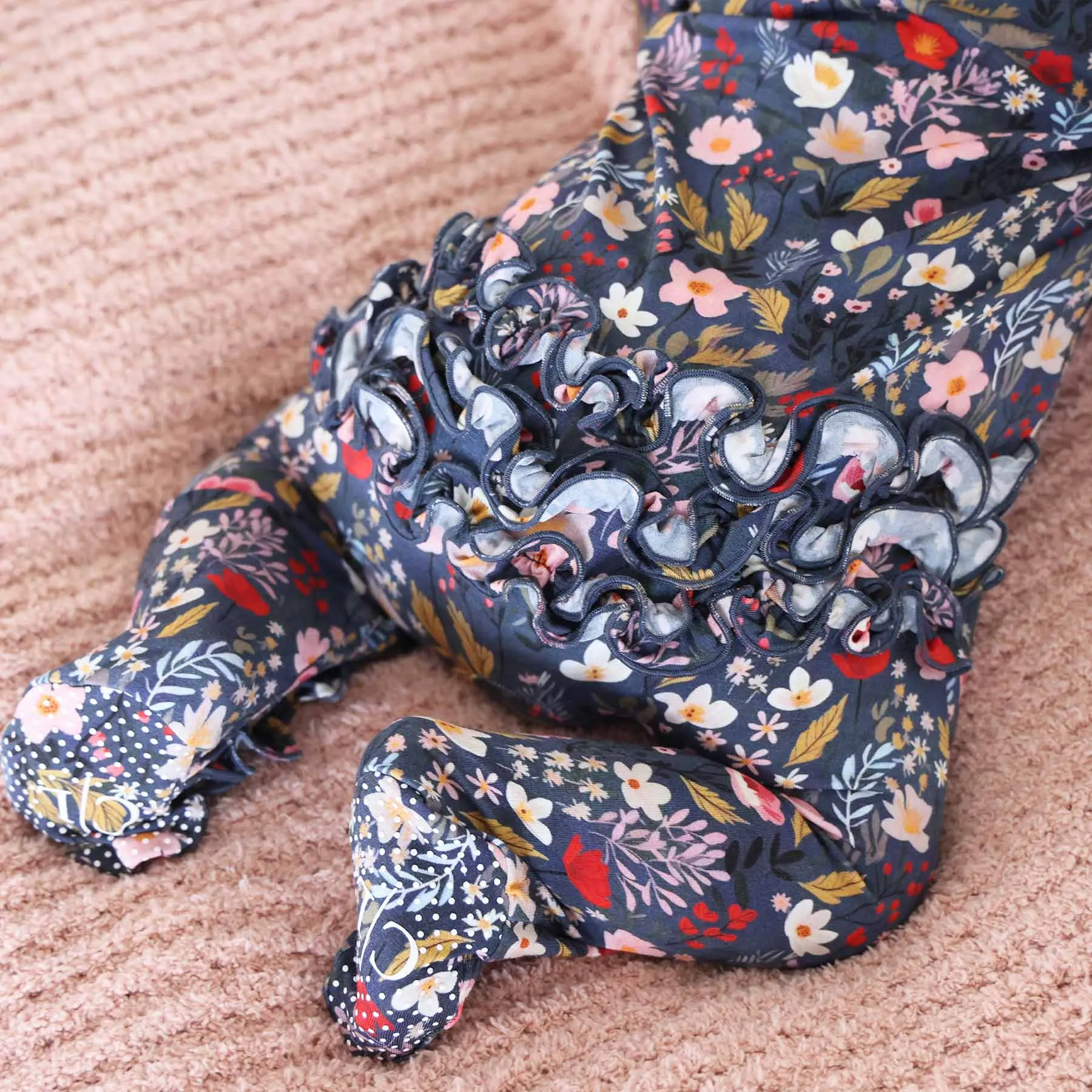 Girl Ruffle Zipper Footies | Best Sellers