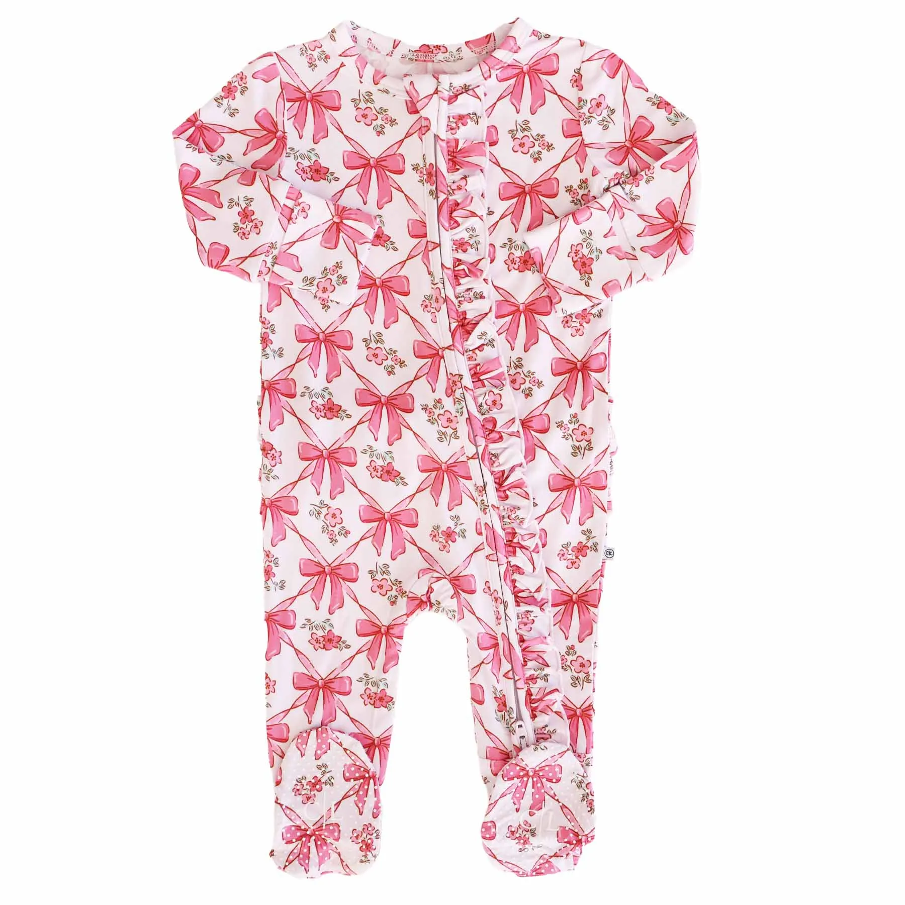 Girl Ruffle Zipper Footies | Best Sellers