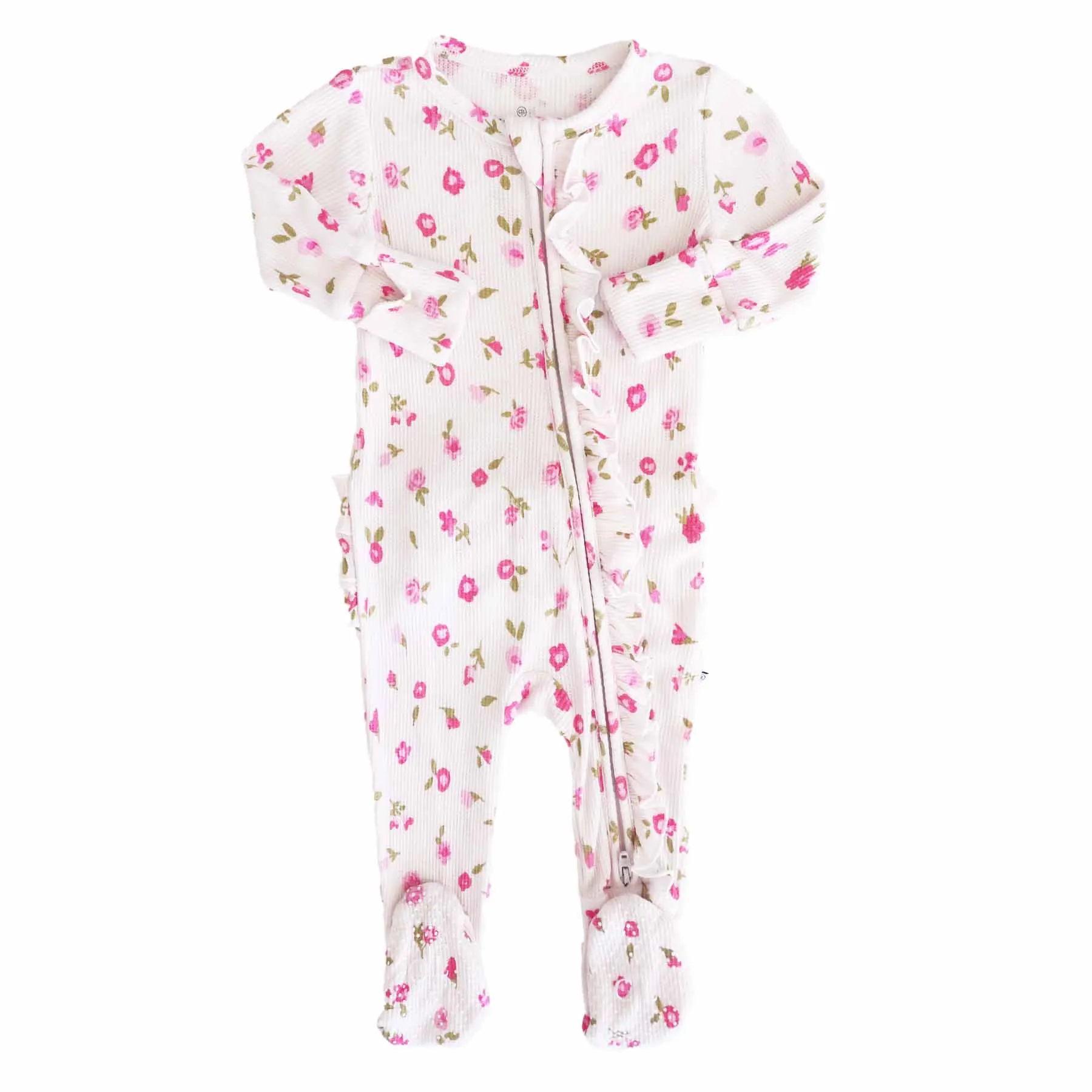 Girl Ruffle Zipper Footies | Best Sellers