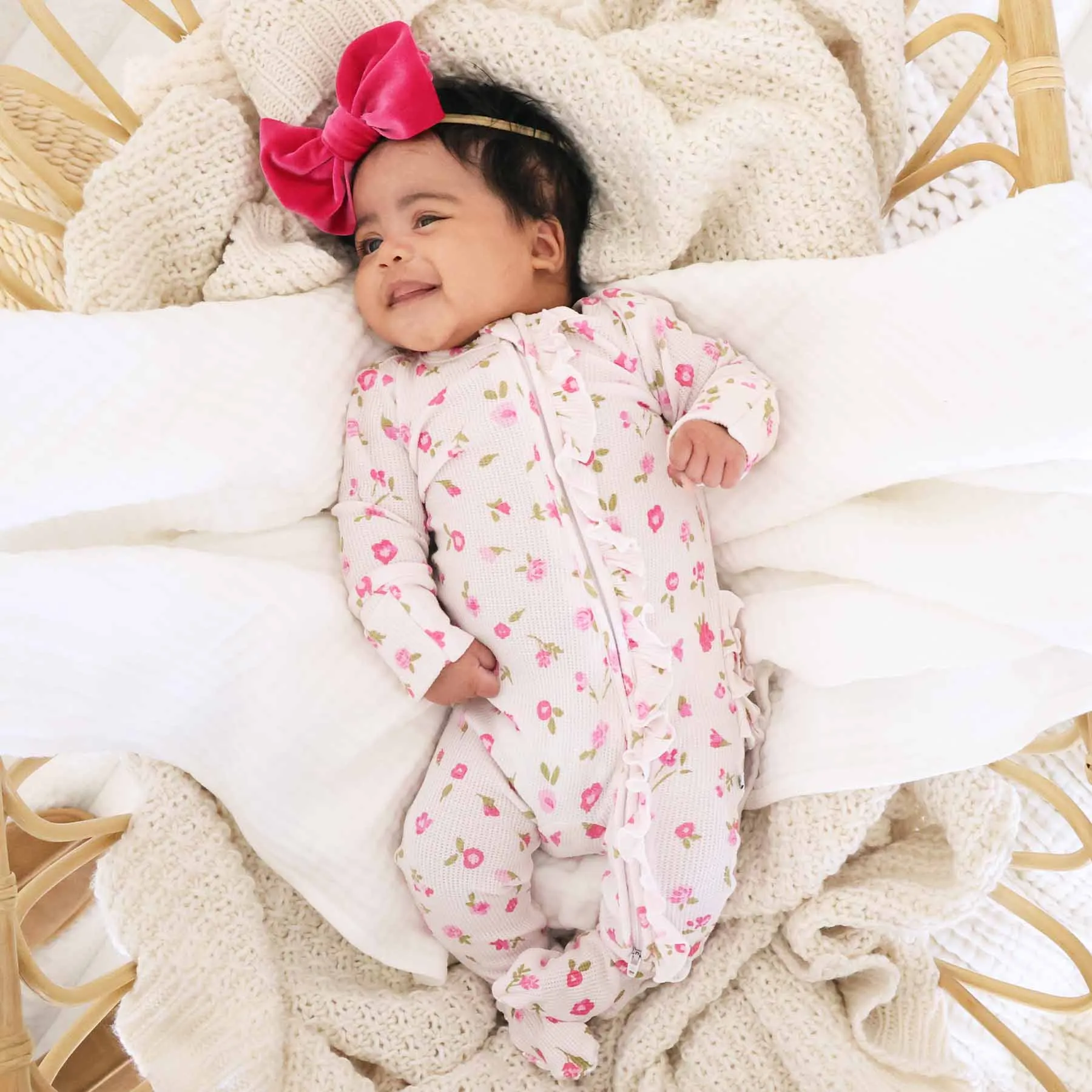 Girl Ruffle Zipper Footies | Best Sellers
