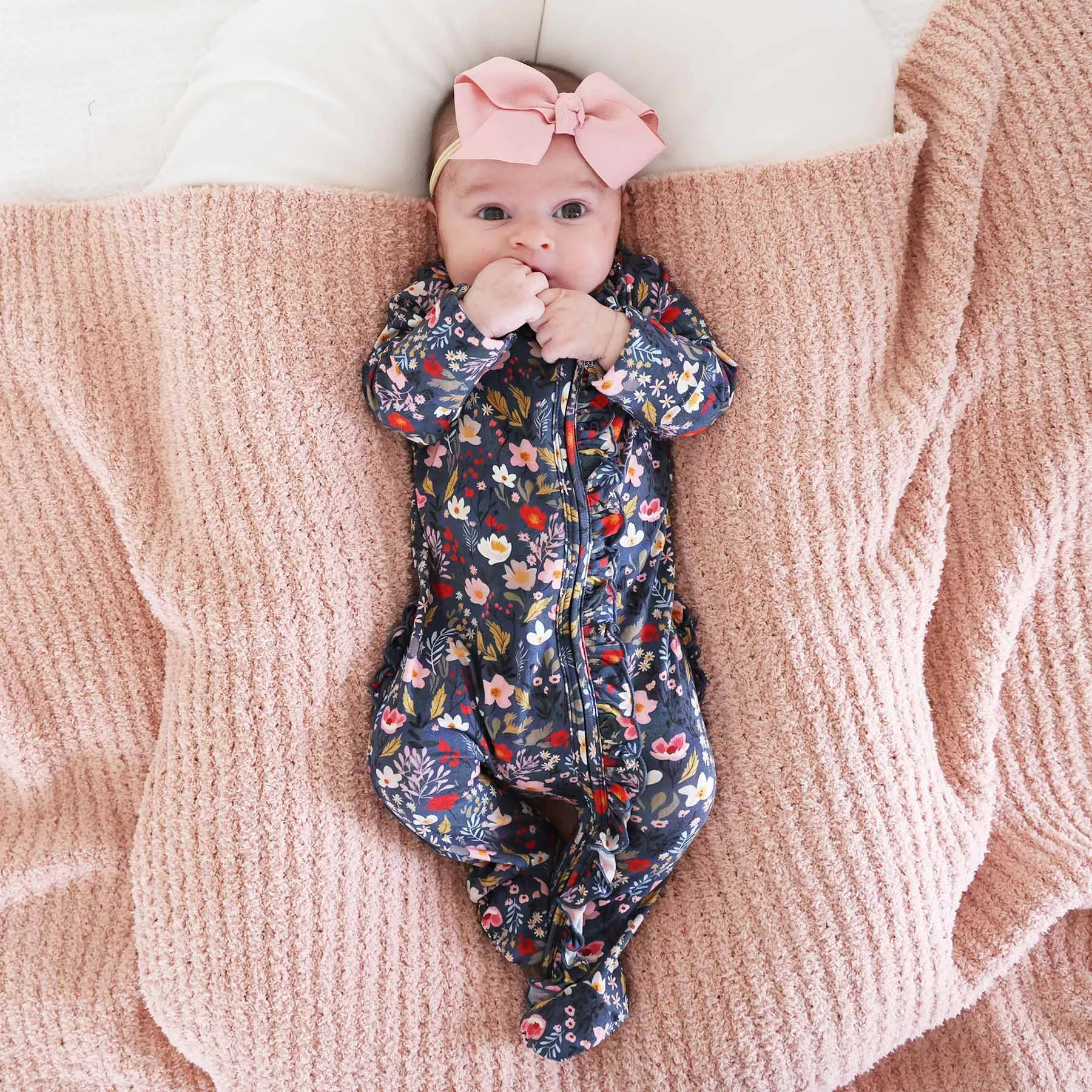 Girl Ruffle Zipper Footies | Best Sellers