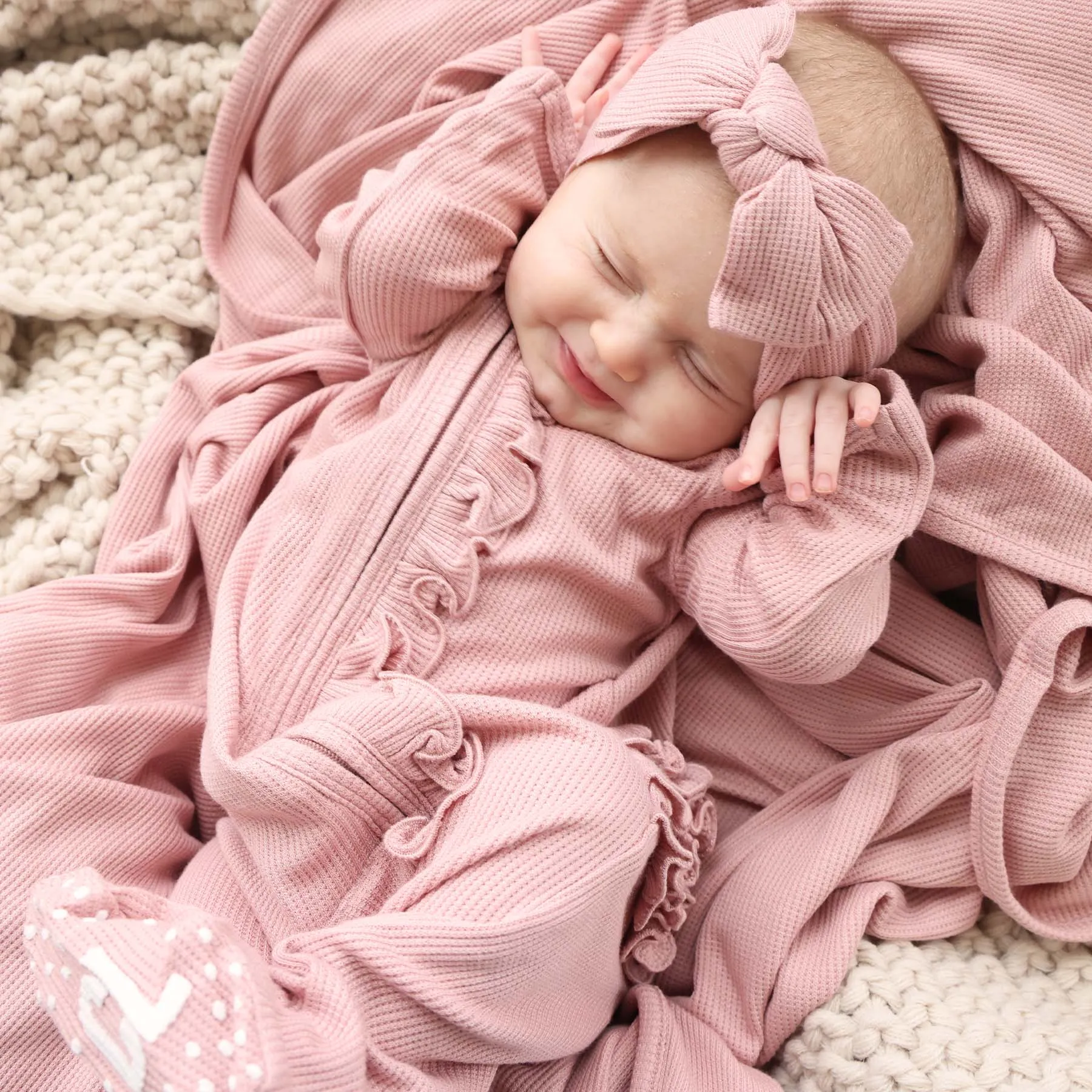 Girl Ruffle Zipper Footies | Best Sellers