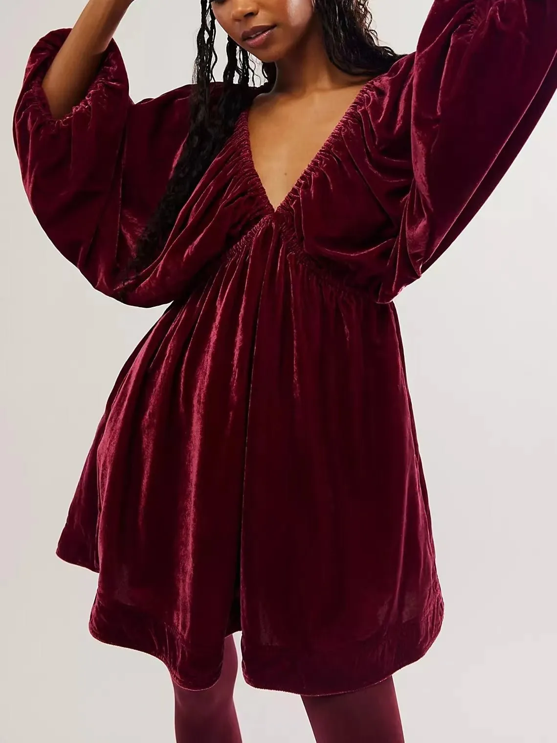 HOT SALE 49% OFF - Portia Velvet Mini Dress