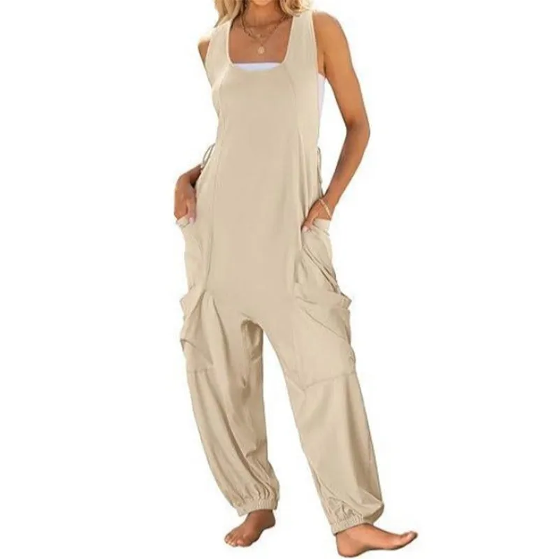 Hot Sale - Mouwloze baggy jumpsuit voor dames
