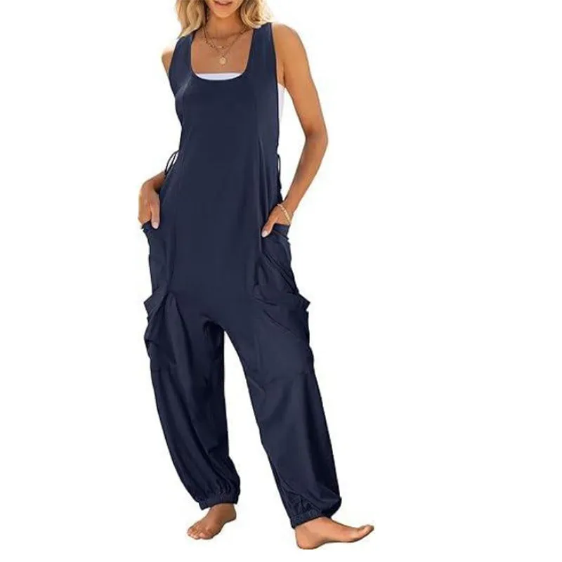 Hot Sale - Mouwloze baggy jumpsuit voor dames