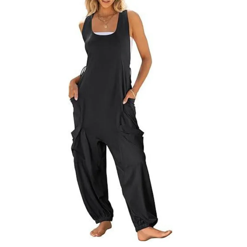Hot Sale - Mouwloze baggy jumpsuit voor dames