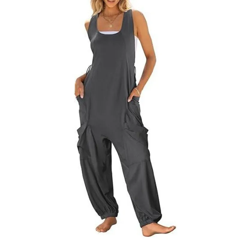 Hot Sale - Mouwloze baggy jumpsuit voor dames