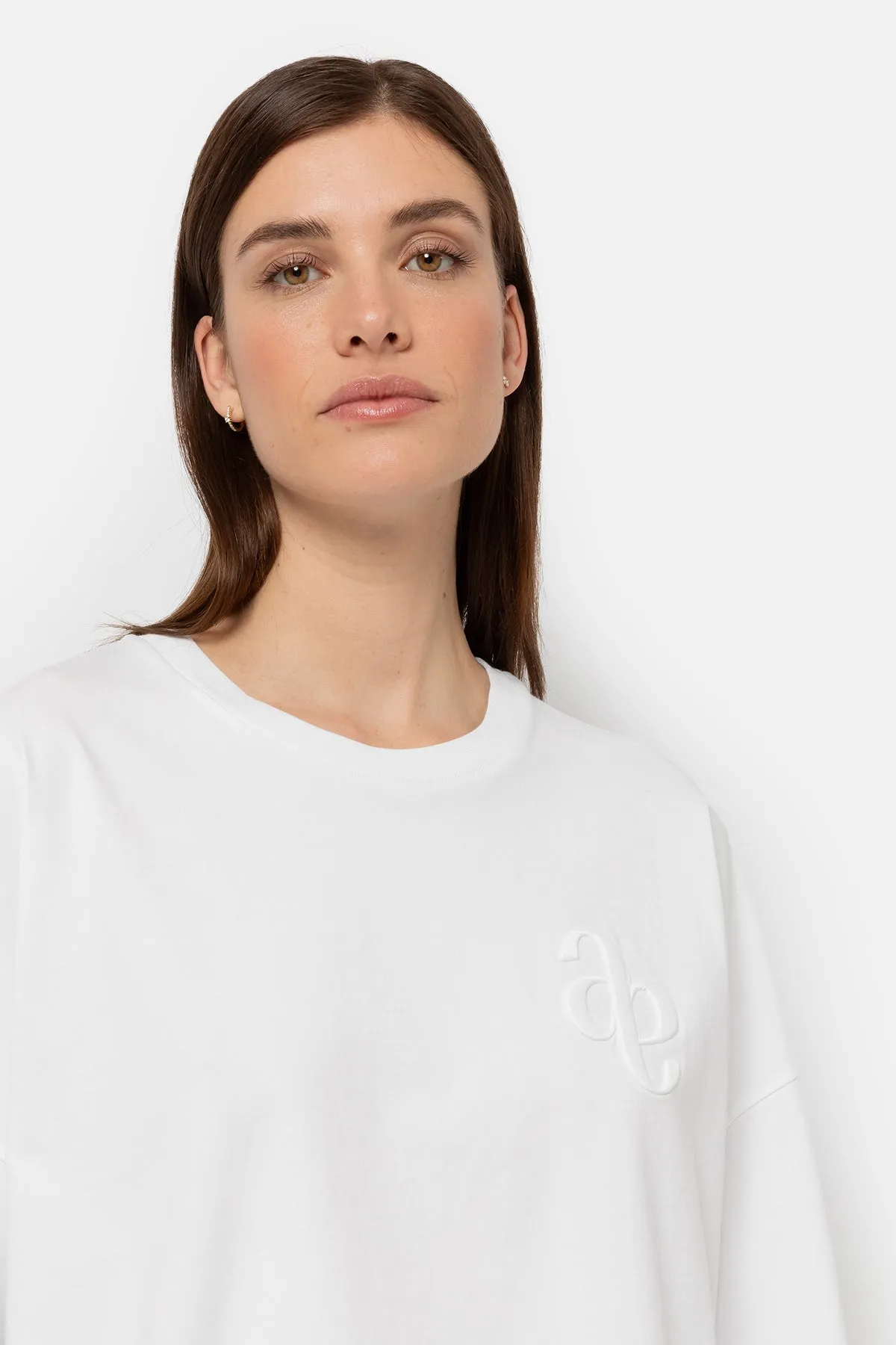 Kid Oversized Longsleeve T-Shirt | White
