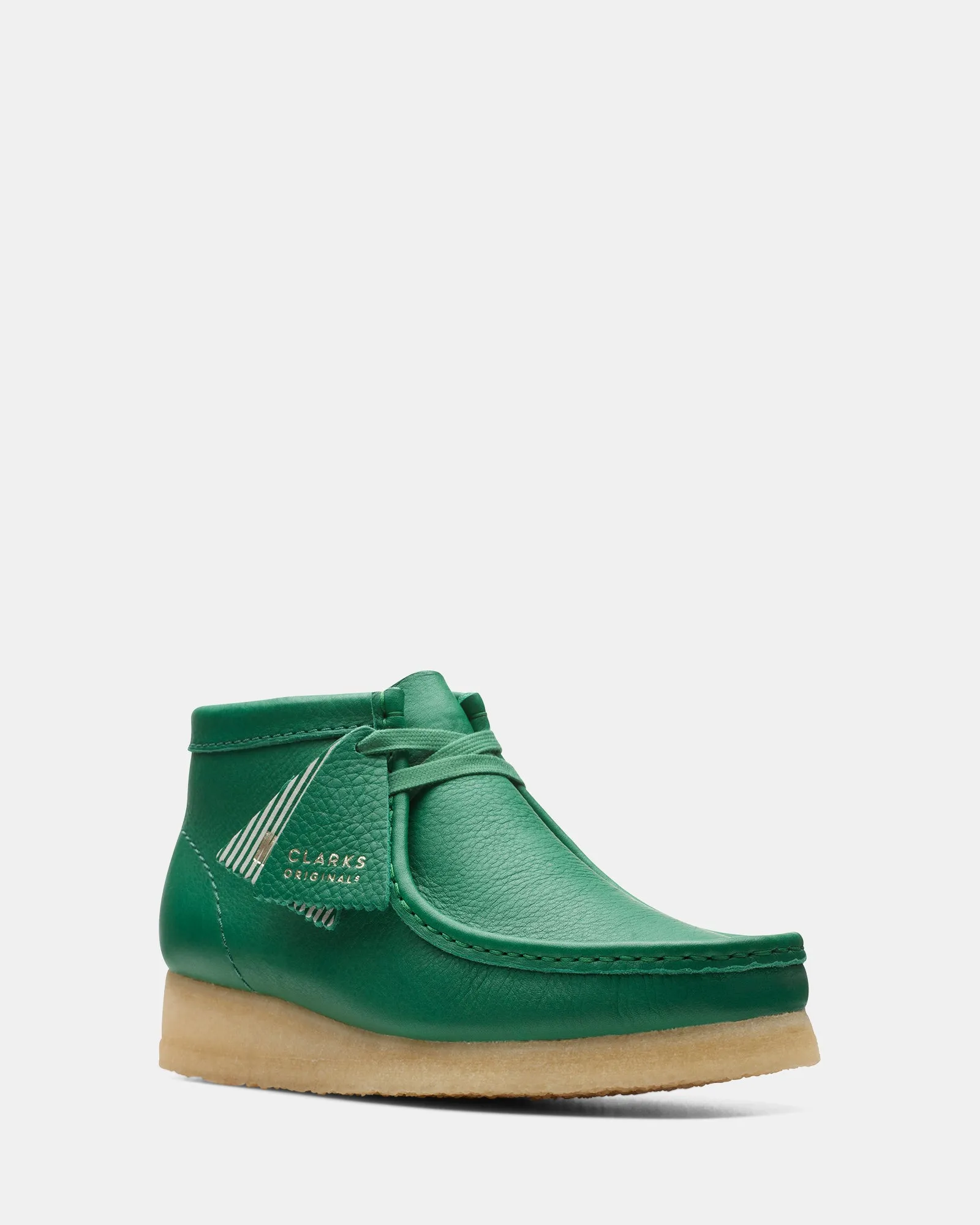 Wallabee Boot. (W) Cactus Green Lea
