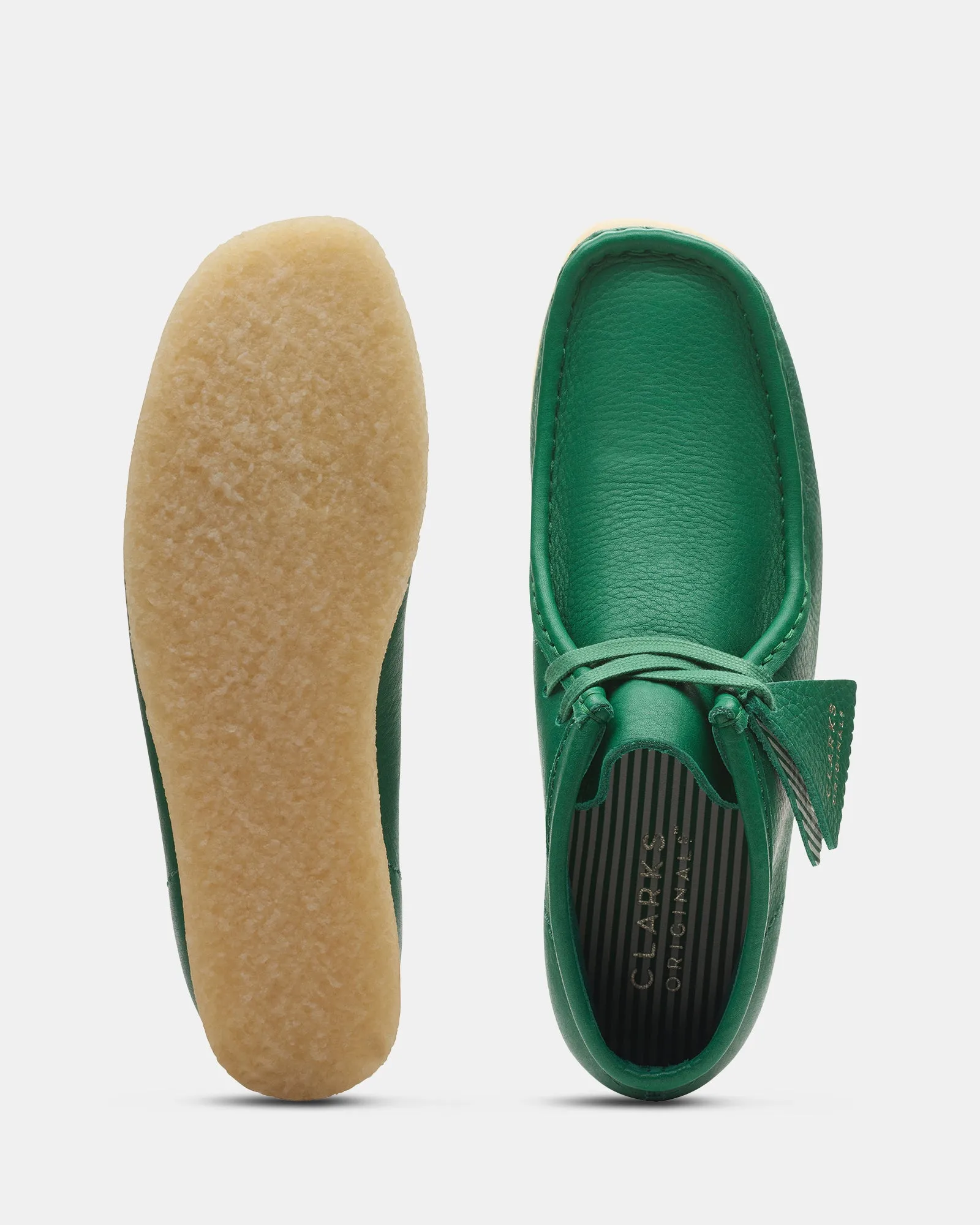 Wallabee Boot. (W) Cactus Green Lea